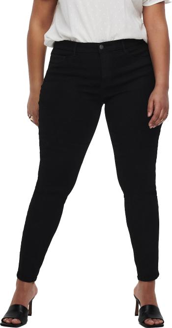 ONLY CARMAKOMA Blugi de damă CARSTORM Skinny Fit 15174946 Black 5XL