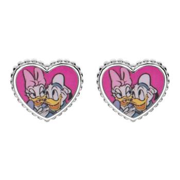 Disney Cercei romantici din argint Donald and Daisy Duck ES00031SL