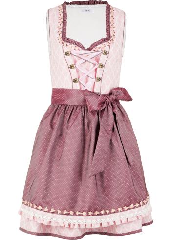 Dirndl scurt cu şorţ (2piese)