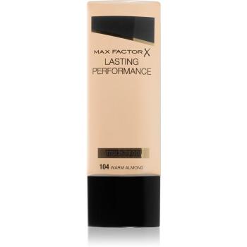 Max Factor Facefinity Lasting Performance fond de ten lichid  pentru un efect de lunga durata culoare 104 Warm Almond 35 ml
