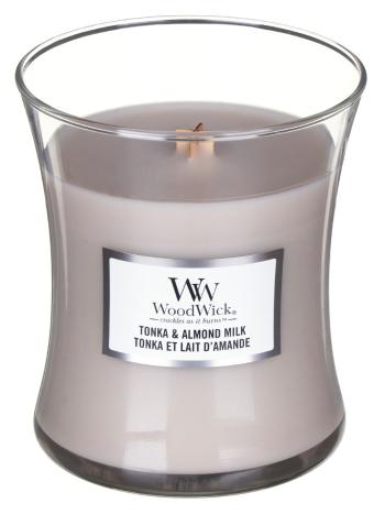 WoodWick Lumânare parfumată in vază medie Tonka & Almond Milk 275 g