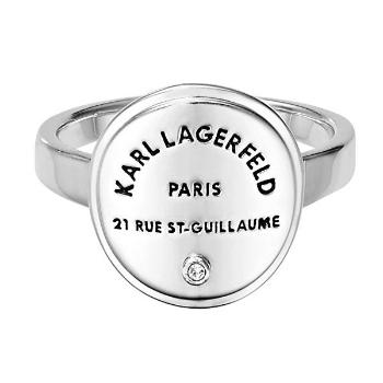 Karl Lagerfeld Inel elegant cu logo distinctiv 554530 58 mm