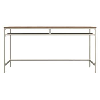 Birou cu blat cu aspect de lemn de nuc 51x153 cm Bradford – Støraa