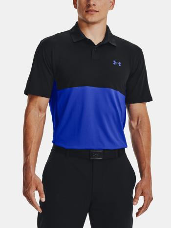 Under Armour UA Performance Blocked Polo Tricou Negru