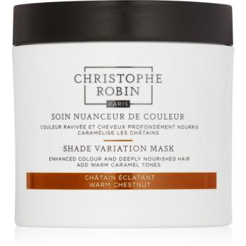 Christophe Robin Shade Variation Mask masca crema nutritiva pentru păr culoare Warm Chesnut 250 ml