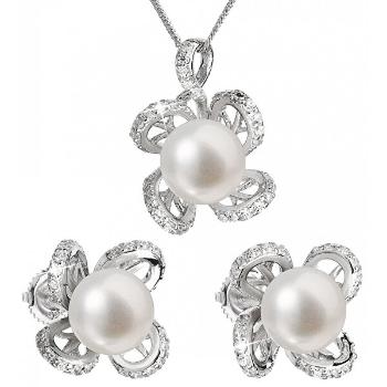 Evolution Group Set luxos din argint cu perle reale Pavona 29016.1(cercei,lănțișor,pandantiv)