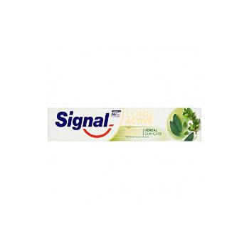 Signal Pastă de dinți pe bază de plante cu ulei de salvie și cimbru Herbal Gum Care 75 ml