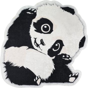 Covor pentru copii negru-alb ø 120 cm Cuddly Panda – Vitaus