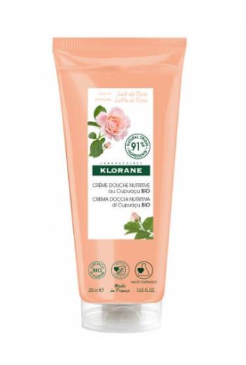 Klorane Gel de duș nutritiv Bio Lapte de trandafir (Nourishing Shower Gel) 200 ml