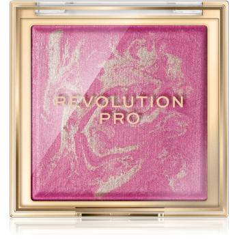 Revolution PRO Lustre blush cu efect iluminator culoare White Rose 11 g