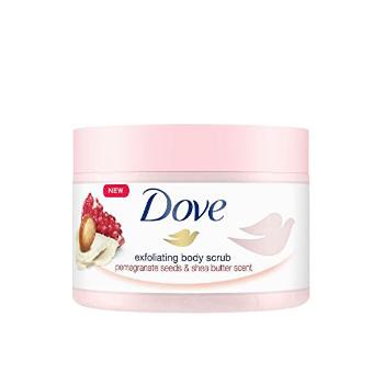 Dove Exfoliant pentru îngrijirea corpului Pomegranate Seeds & Shea Butter (Exfoliating Body Scrub) 225 ml