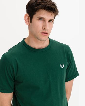 Fred Perry Ringer Tricou Verde