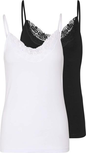 Vero Moda 2 PACK - maieu pentru femei VMINGE Black/white S