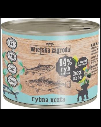 WIEJSKA ZAGRODA Junior hrană umedă fără cereale, cu pește 200 gr