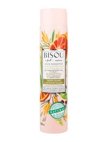 BISOU Șampon pentru păr slab și fragil (Hair Shampoo Strengthening&Antioxidant) 300 ml