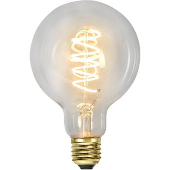 Bec LED/cu filament E27, cu lumină caldă și intensitate reglabilă 4 W Spiral Filament – Star Trading