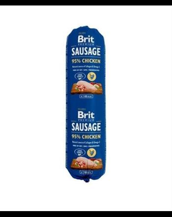 BRIT Premium sausage cu pui 800 g