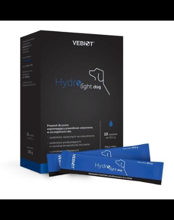 VEBIOT Hydro-Light Dog Supliment alimentar pentru caini, 10 plicuri