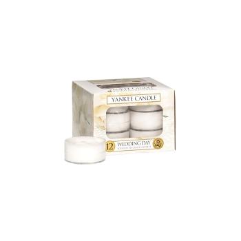 Set 12 lumânări parfumate Yankee Candle Ziua Nunții, timp de ardere 4 h