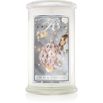 Kringle Candle Aurum & Evergreen lumânare parfumată 624 g