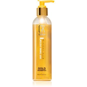 GK Hair Gold Shampoo șampon de protecție și hidratare   cu aloe vera si unt de shea 250 ml