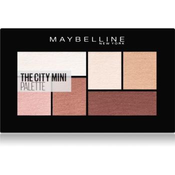 Maybelline The City Mini Palette paletă cu farduri de ochi culoare 480 Matte About Town 6 g