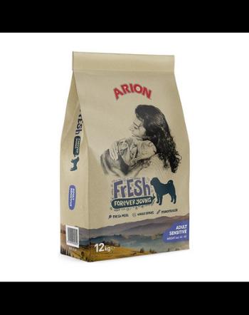 ARION Fresh Adult Sensitive 12kg Hrana uscata caini sensibili, cu pui si orez