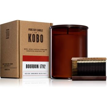 KOBO Woodblock Bourbon 1792 lumânare parfumată 425 g