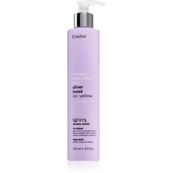 Erayba Silver No-Yellow Masca de par pentru parul blond cu suvite 250 ml