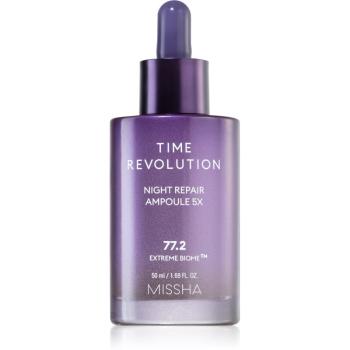 Missha Time Revolution Night Repair Ampoule tratament de noapte intensiv cu efect antirid 50 ml