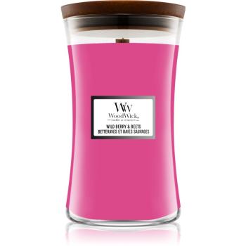 Woodwick Wild Berry & Beets lumânare parfumată 609,5 g