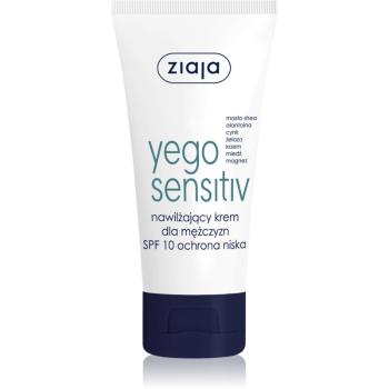Ziaja Yego Sensitiv crema calmanta si hidratanta pentru barbati SPF 10 50 ml