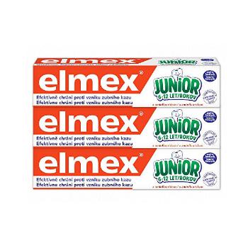 Elmex Pasta de dinți pentru copii Junior Trio 3 x 75 ml