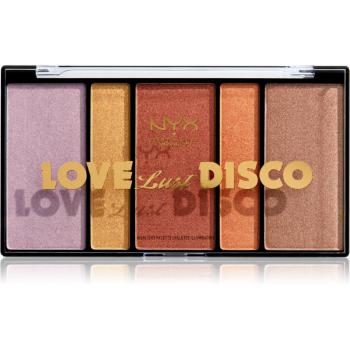 NYX Professional Makeup Love Lust Disco Highlight paletă de iluminatoare 28.4 g