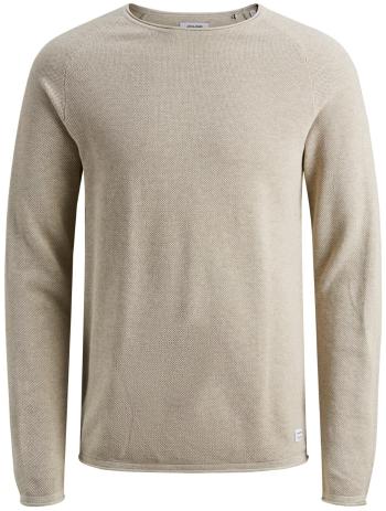 Jack&Jones Pulover bărbătescJJEHILL 12157321 Oatmeal Melange XXL