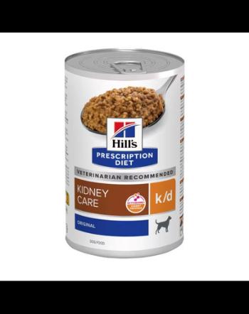 HILL'S Prescription Diet Canine k/d Kidney Care 350g hrana umeda caini destinata sustinerii functiei renale