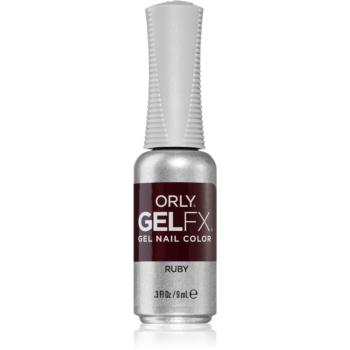 Orly Gelfx Gel unghii cu gel folosind UV / lampă cu LED culoare Ruby 9 ml