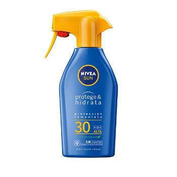Nivea Spray Hidratant  pentru plajă SPF 30 Sun (Protect &amp; Moisture Trigger Spray) 300 ml
