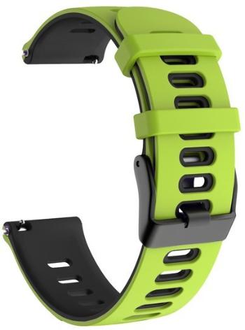 4wrist Curea din silicon pentru Garmin 22 mm - Lime Green