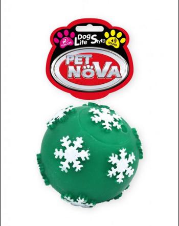 PET NOVA DOG LIFE STYLE Minge bulgare pentru caini, verde, 7,5cm