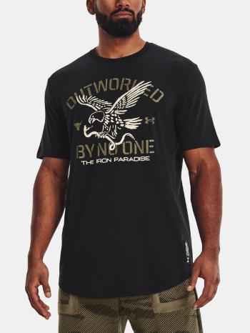 Under Armour UA Project Rock Outworked SS Tricou Negru