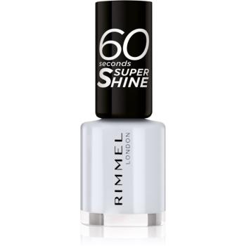 Rimmel 60 Seconds Super Shine lac de unghii culoare 703 White Hot Love 8 ml