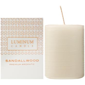 Luminum Candle Premium Aromatic Sandalwood lumânare parfumată  mediu (Ø 60 - 80 mm, 32 h)