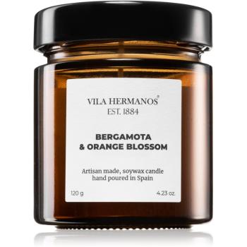 Vila Hermanos Apothecary Bergamot & Orange Blossom lumânare parfumată 120 g