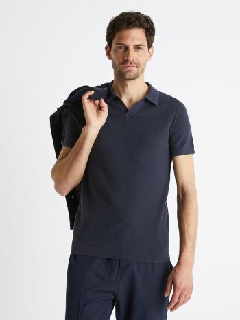 Celio Bewashed Polo tricou Albastru