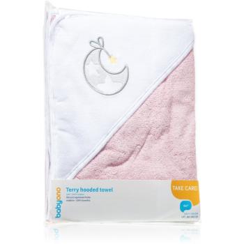 BabyOno Towel Terrycloth prosop de baie cu glugă Pink 100x100 cm