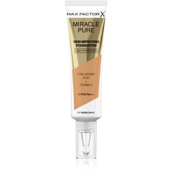 Max Factor Miracle Pure Skin machiaj persistent SPF 30 culoare 70 Warm Sand 30 ml