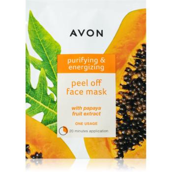 Avon Face Mask Peel Off masca faciala exfolianta cu papaya 8 ml