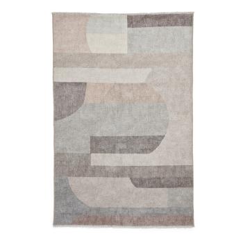 Covor bej lavabil din amestec de bumbac 152x230 cm Whisper – Think Rugs