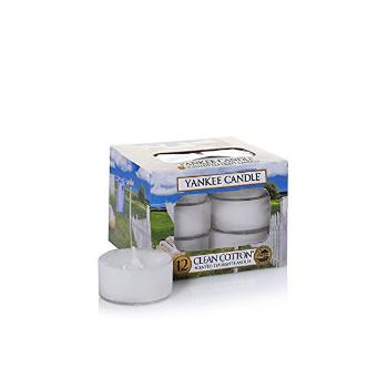 Yankee Candle Lumânare-pastilă aromatică Clean Cotton 12 x 9,8 g